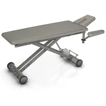 hwk therapieliegen Elektrische Therapieliege ""Solid E4"", 65 cm, Chrom, Graualuminium
