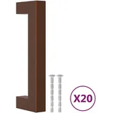 vidaXL Möbelgriffe 20 Stk. Bronzen 96 mm Edelstahl