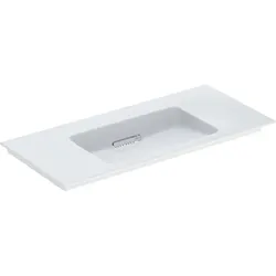 Schrankwaschtisch „One“ mit horizontalem Ablauf 105 × 48 cm  mit KeraTect®