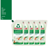 (1L|6,00€) 5x1000ml Frosch Mandelmilch Weichspüler 200WL / Vegan & Bio