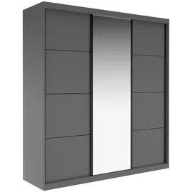OTTO home Schiebetürenschrank Tonara 200 x 216 x 59 cm Schwarz