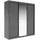 OTTO home Schiebetürenschrank Tonara 200 x 216 x 59 cm Schwarz