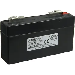 AccuCell Blei Akku passend für Masimo Puls OxiMeter Rad-8 - 13454