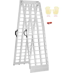 VEVOR Aluminium Rampen Hochleistungs-Laderampen mit Griffen 305cm ATV Fahrrad