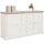 hom'in Hom`in Sideboard Grau, Weiß, - 160x89x43 cm,