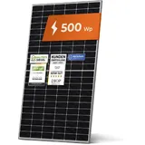 Solarway Solarmodul 500W JA-Solar - PV Modul - Solarpanel 500W mit positiver Leistungstoleranz von 0-5 Watt, Modell JAM66S30, geeignet für Balkonkraftwerk oder PV Anlage (2)