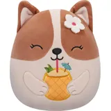 Squishmallows Plüschtier Maskottchen Hund Corgi Regina 19 cm