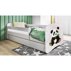 raumhirsch furniture Kinderbett Panda 80 x 180 cm Holzwerkstoff weiß
