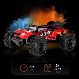 Overmax RC-Auto X-Gravel 1:20 2CH RTR rot/grün