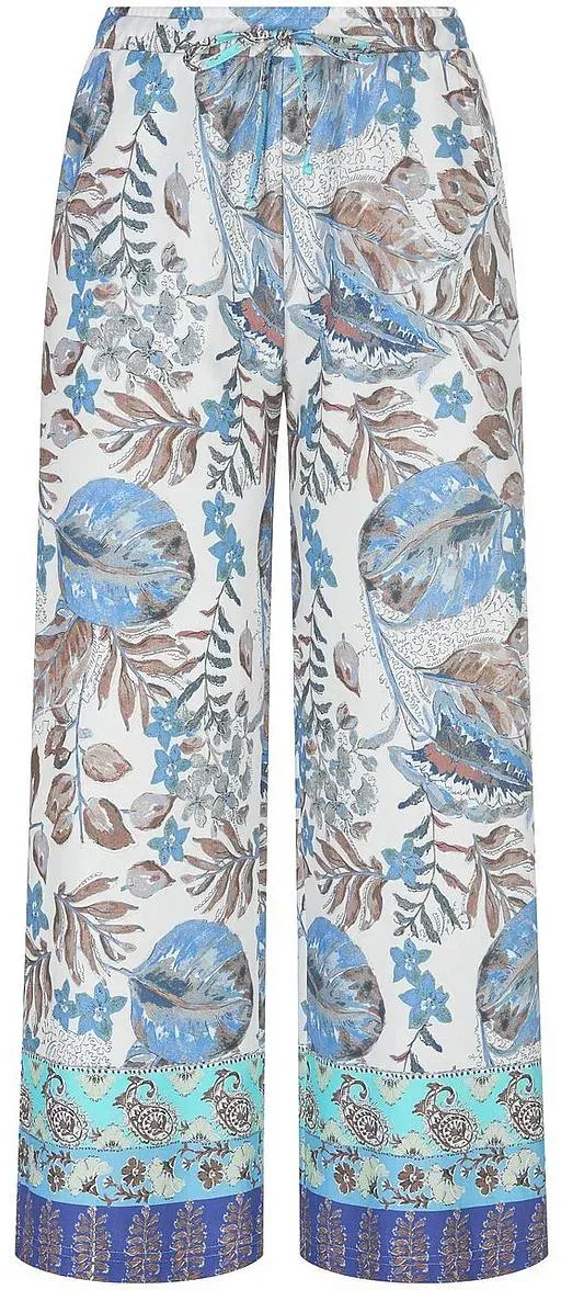 7/8-Hose Sanne Green Cotton weiss, 44