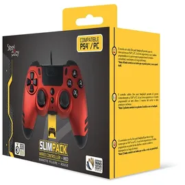 Steelplay Slim Pack Controller Rot PlayStation 4