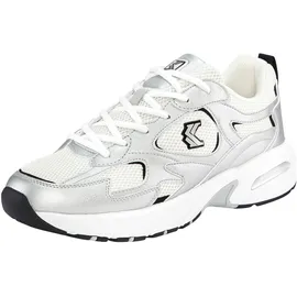 Karl Kani Prime Runner 2 Herren Silber/Schwarz/Weiß 43