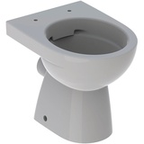 GEBERIT Renova Stand-WC Tiefspüler, Abgang horizontal, teilgeschlossene Form, Rimfree manhattan