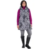 Ulla Popken Weste schwarz | weiß L-XL