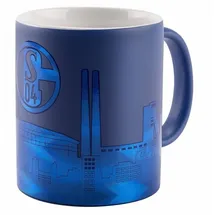 FC Schalke Kaffeetasse Skyline Ton in Ton