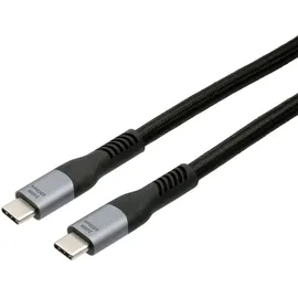 Exsys USB-C auf USB-C 1,0 m Schwarz