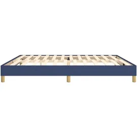 vidaXL Boxspringbettgestell 200 x 200 cm Blau