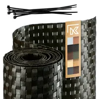 Kadax Zaunband aus Technorattan, Grün, 19 x 25 cm - KADAX