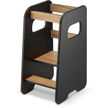 defipad Lernturm DefiPad Eiche 3-stufig schwarz