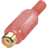 TRU Components 1578808 Cinch-Steckverbinder Buchse, gerade Polzahl: 2 Schwarz