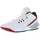 Jordan Max Aura 5 Herren White/Black-Varsity Red-Wolf Grey 44,5