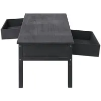 VidaXL Couchtisch Schwarz 100×50×45 cm Holz