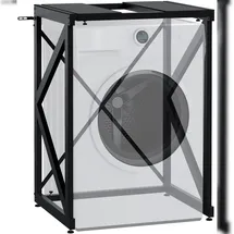 CLP Waschmaschinenregal Caleb 0 x 0 x 0 cm schwarz