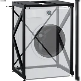 CLP Waschmaschinenregal Caleb 0 x 0 x 0 cm schwarz
