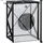 CLP Waschmaschinenregal Caleb 0 x 0 x 0 cm schwarz