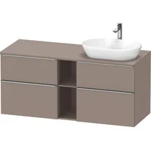 Duravit D-Neo Konsolenwaschtischunterbau wandhängend Basalt Matt 1400x550x664 mm à DE4970R70430000, DE4970R70430000