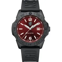 Luminox Herren-Taucheruhr Quarz Pacific Diver Schwarz/Rot