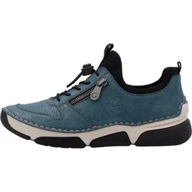 Rieker Slipper/Kletthalbschuh Freizeit (casual) 45951-15 - blau, - 36