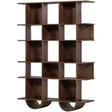 Woood Bücherregal 130 x 180 x 35 cm Braun
