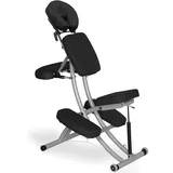 Habys Klappbarer Massagestuhl Behandlungsstuhl Mobil Tattoostuhl Tragbar Schwarz