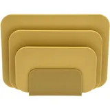 Rosti Choptima Schneidebrett-Set Kunststoff 3-teilig 35,5 x 26,5 cm Gelb