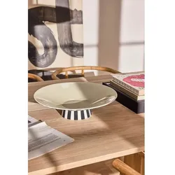 OYOY Living Design - Toppu Centerpiece Gericht Low Vanilla/Black/White