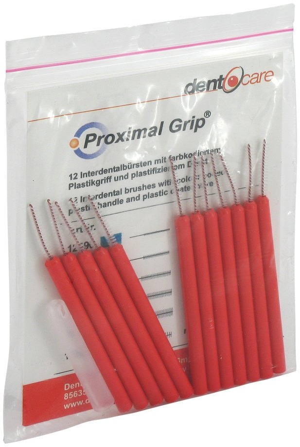 Preisvergleich Produktbild Proximal Grip xxx-fein rot Interdentalbürste