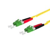 Metz CONNECT OpDAT Patchkabel, LC-D APC/LC-D APC OS2 2m