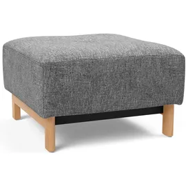 Innovation Living Polsterhocker 100% Polyester 65 x 40 x 65 cm Grau