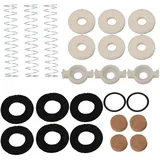 Mxfans Bb Trompete Kornett Kolben Ventil Reparatursatz mit Ventilführung 12 Filz-Unterlegscheiben