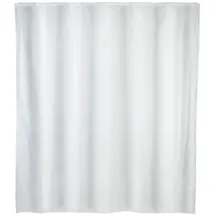 Wenko Duschvorhang Uni 120 x 200 cm weiß