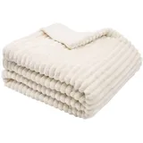ZOLLNER Xxxl Kuscheldecke,, Weiß,