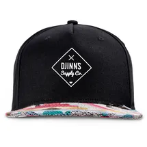 Djinn's 5 Panel Snapback Cap Rubber Aztek schwarz Einheitsgröße