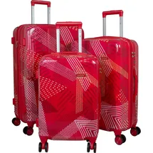 MONOPOL Ravenna Koffer-Set 3-tlg. rot