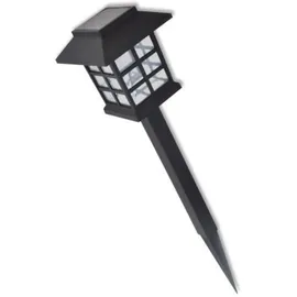 monzana Monzana® LED Solarlampe Außen 6er Set Wetterfest IP44 Erdspieß Solar Garten Leuchte Außenleuchte Balkon Deko