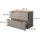Vicco Waschbeckenunterschrank Marelle 2 Schubladen 80 x 57,5 x 35 cm Grau