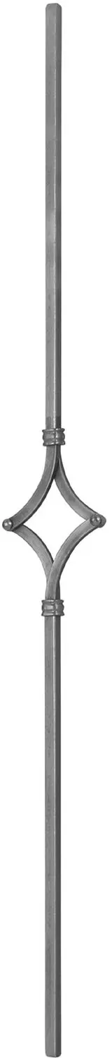 IAM DESIGN ARTEFERRO Design Stab VK 12 mit Design Element, 1000 mm, Schmiedeeise...