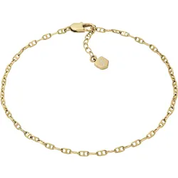 Fossil Fußkette Metall gold Damen 