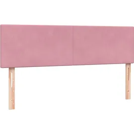 vidaXL Boxspringbett 140 x 210 cm Rosa