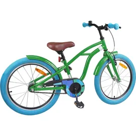 vidaXL Kinderfahrrad 18 Zoll RH 0 cm Grün